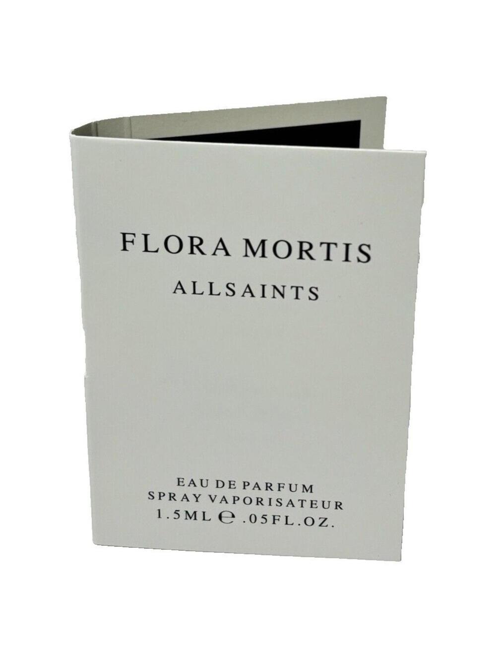 Allsaints Flora Mortis Eau De Parfum Spray 1.5ml Booklet Unisex Fragrance